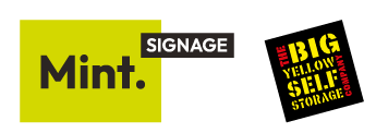 Mint Signage: Big Yellow Ordering Portal